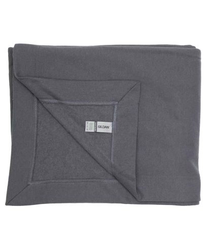 GD105 CHA ONE - Gildan HeavyBlend™ Fleece Stadium Blanket - Charcoal