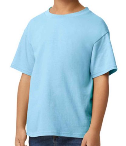 GD15B LBL 3=XS - Gildan Kids SoftStyle® Midweight T-Shirt - Light Blue