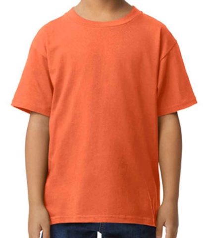 GD15B ORA 3=XS - Gildan Kids SoftStyle® Midweight T-Shirt - Orange