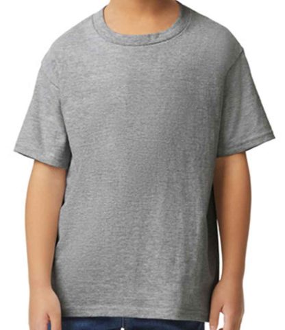 GD15B SGY 3=XS - Gildan Kids SoftStyle® Midweight T-Shirt - Sport Grey