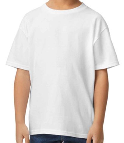 GD15B WHI 3=XS - Gildan Kids SoftStyle® Midweight T-Shirt - White
