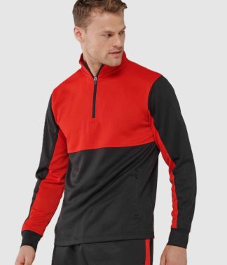 Finden and Hales 1/4 Zip Tracksuit Top