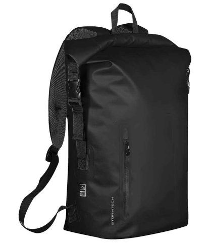 WXP1 BK/GR ONE - Stormtech Cascade Waterproof Backpack - Black/Granite