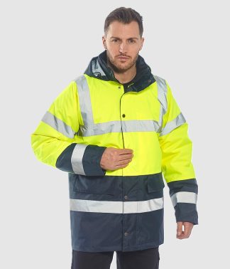 PW025 Portwest Hi-Vis Contrast Traffic Jacket