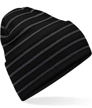 Beechfield Original Deep Cuffed Striped Beanie